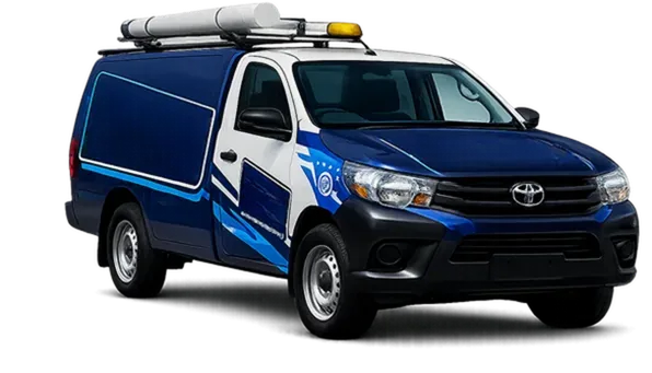 Licensed plumber van servicing Carlingford