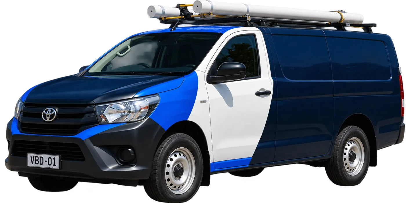 Our van, covering Carlingford and the surrounding suburbs
